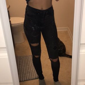 Hollister high rise skinny jeans